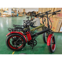 China Factory Supply 20inch 500W 1000W fat tire folding electric bike for Adults